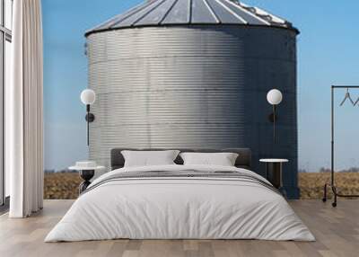 Metal Silo Wall mural