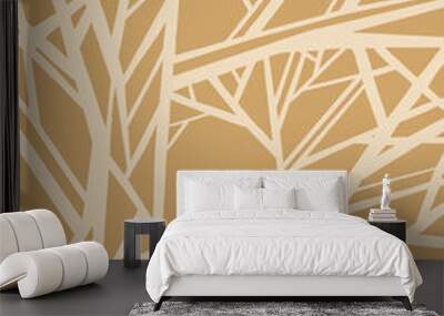 Stylized abstract tree. Wall mural