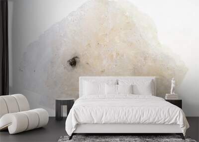 raw Barite stone on white Wall mural