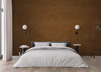 Brown leather background Wall mural