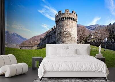 Castello di Montebello  in Bellinzona, Switzerland Wall mural