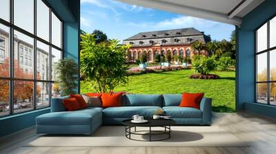 Orangery (Orangerie) with orangery garden in Darmstadt (Hesse, Germany) Wall mural