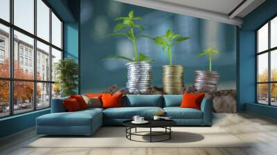 Good financial growth in the business. Excellent investment concept design. Wall mural