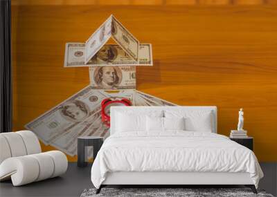 Model house with your deposit money Wall mural