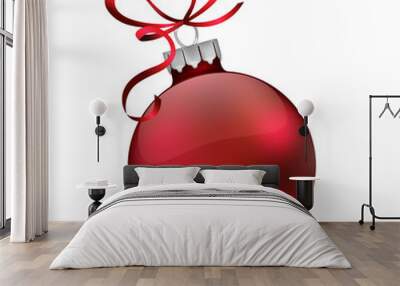 Christmas baubble Wall mural