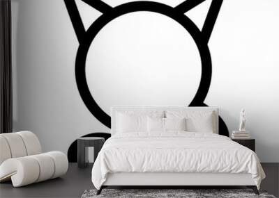 satan icon or logo isolated sign symbol vector illustration - high quality black style vector icons
 Wall mural