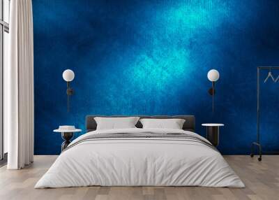 blue metal plate background Wall mural