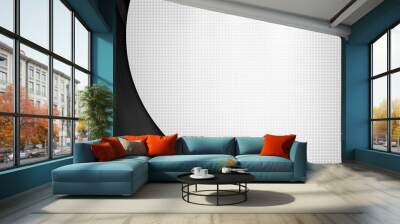 grid metal design background Wall mural