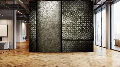 iron background Wall mural