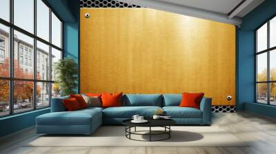 metal template background Wall mural