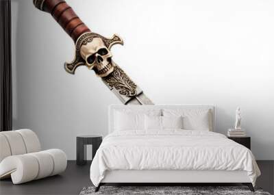 Pirate Dagger isolated on transparent background Wall mural