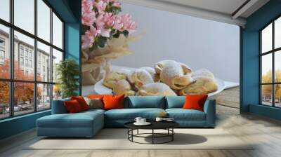 traditional home rolls filled with nutela Wall mural