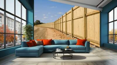 fence Wall mural