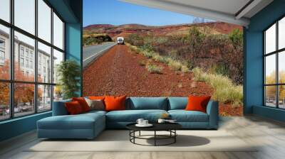 Great Northern Highway Port Headland south of the Kimberly region Wall mural