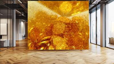 golden background Wall mural