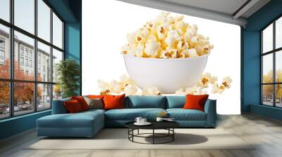 a bowl of popcorn Wall mural