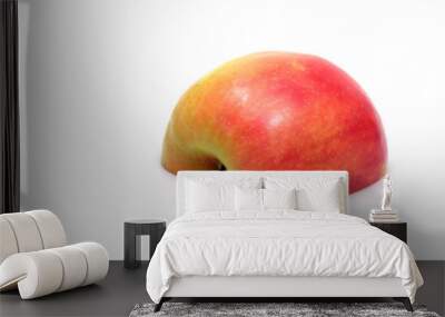 Half a juicy apple isolated on a white background Wall mural