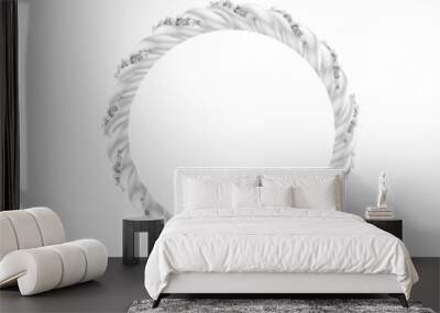 Jewelry isolated on background. 3d rendering - illustration Wall mural