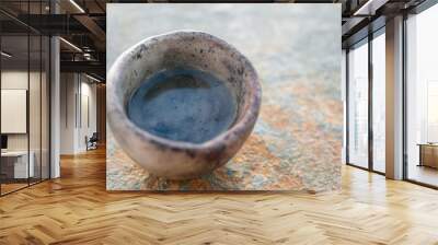 Simple Pure Water Element in primitive vessel. Wall mural