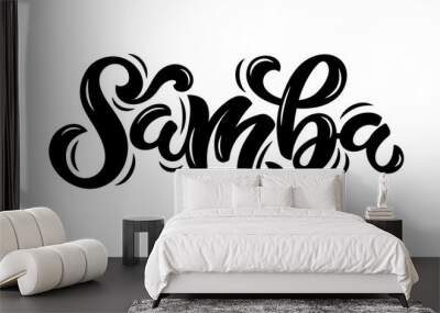 Samba Calligraphy Wall mural