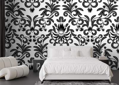 Black seamless Wall mural