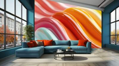 Vivid Color Gradient Texture Wallpaper Wall mural