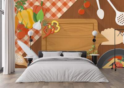 Creative cooking Wall mural