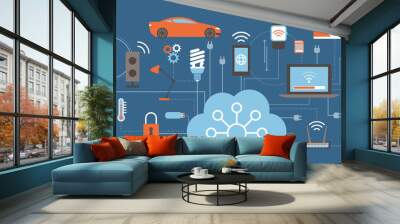 Internet of things Wall mural