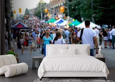 street festival Wall mural