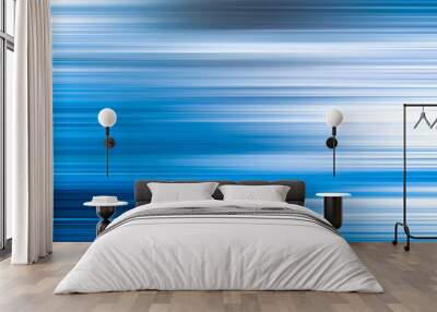 Blurry abstract background with multicolored motion stripes. Wall mural