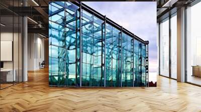 glass steel transparency of glass with the strength of steel Wall mural