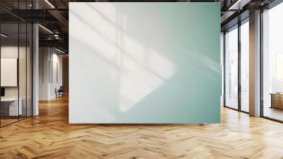 deep teal and light grey color scheme, dramatic dutch light create with ai Wall mural