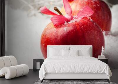 christmas apples Wall mural