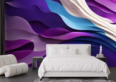 Business Background Gradient 3d PURPLE BLUE PINK designs art Wall mural