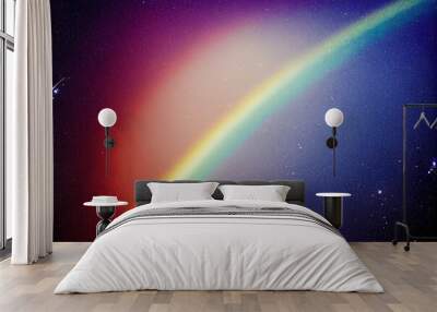 Rainbow Bridge in Space Wall mural