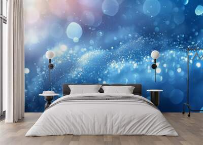 A dreamy soft light blue abstract background. Wall mural