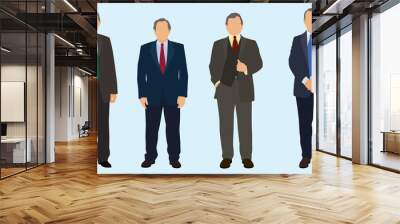 businessmen in old age Wall mural