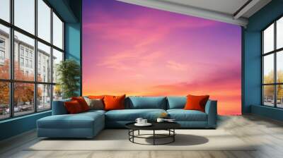 Colorful Sunset Sky Wall mural