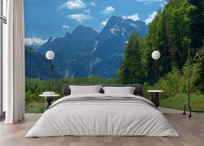 mountain road in the mountains Wall mural