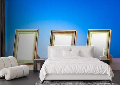 Empty photo frame with space for your text Wall mural