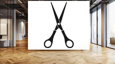 Scissors icon in trendy flat style. Scissors symbol illustration for website design, app and UI design. Wall mural