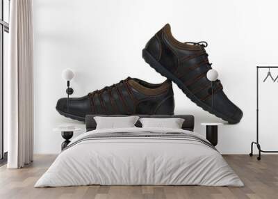 Sport shoes isolated on the white background Wall mural