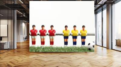 foosball table soccer .sport teame football players Wall mural