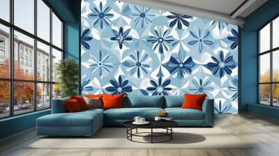 seamless floral pattern Wall mural