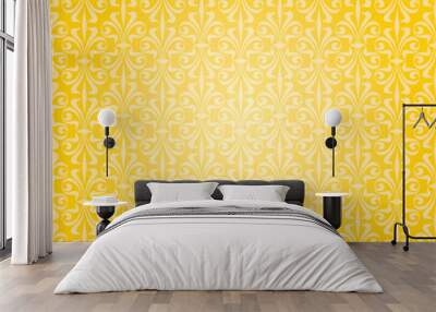 orange & yellow wallpaper background design Wall mural