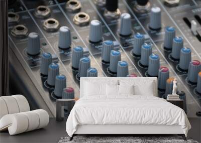 a mixing console Wall mural