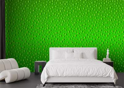 green lime citrus skin surface texture vector illustration Wall mural