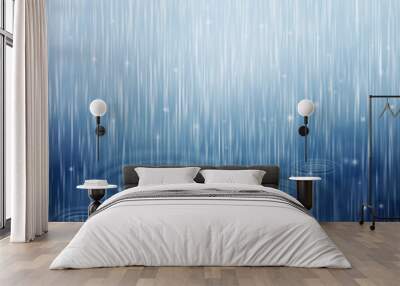 a rainy day Wall mural