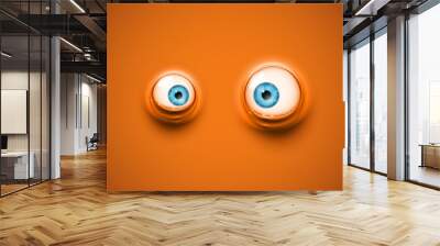 background with eyes Wall mural