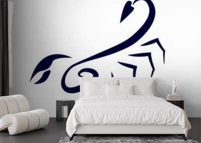 Scorpion tattoo Wall mural